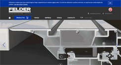 Desktop Screenshot of felder-chile.com